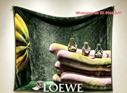LOEWE Art Flannel Throw Blanket Vegetable Print Sofa Blanket L259